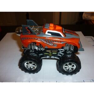 Toy State Afterburner Monster Truck Toy Orange Jet Engine Flames Lights Sounds